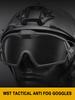Paintballbrille Transparente Linse Airsoft Paintball Schutzbrille mit Mikroventilator Kratzfeste Augenabdeckung Sicherheitsbrille