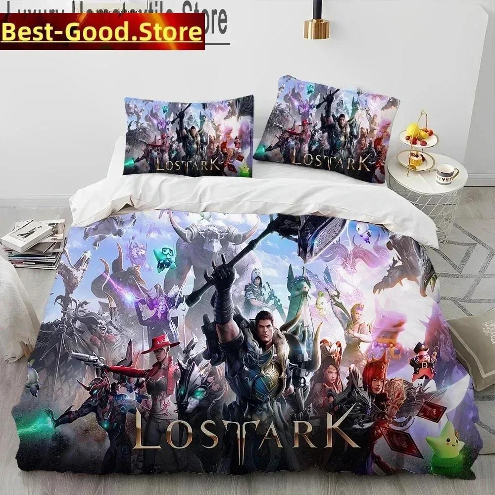 3D Print Lost Ark Game Bedding Set Printed Bed Set With Pillowcase Bed Duvet Cover Soft Queen King Size Bedclothes Home