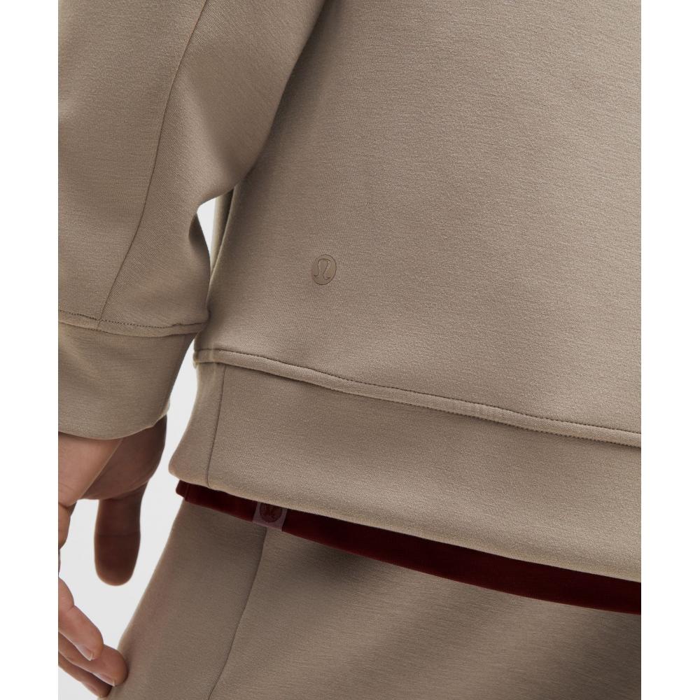 Lululemon Smooth Spacer Classic Fit Crew Warm Ash Grey