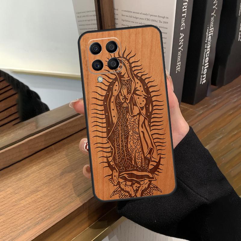 

Buddha Jesus Guadalupe Wood Case For Samsung Galaxy M56 M06 M16 M36 M52 M32 M12 M54 M34 M14 M35 M55 M15 M11 M31 M13 M53 Samsung M33