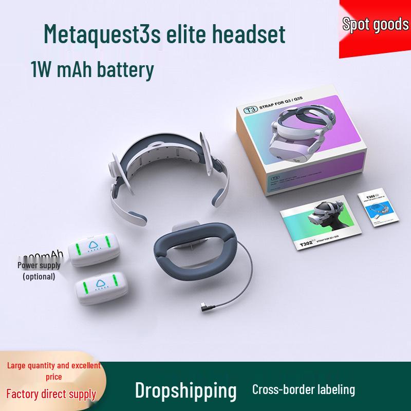 Meta Quest 3 S Elite Power Headband: Battery Version Accessory