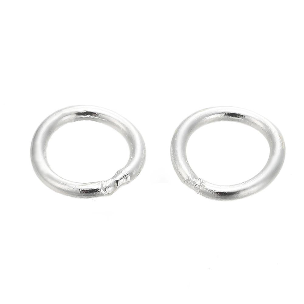 Kółeczka łącznikowe zamknięte pozłacane 14-karatowym złotem z miedzi, zachowujące kolor, do tworzenia biżuterii DIY