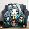 Customizable Coraline4 Throw Blanket – Personalized Name, All-Season Cozy Snug Blanket, Machine Washable, Personalized Blanket