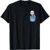 Funny AMLO In My Pocket Amlito En Bolsillo Mexican Cartoon T-Shirt