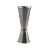 Rolled Cup Edge Cocktail Jigger Dual Shot Ounce Cup Stainless Steel Measuring Cups  Brandy
