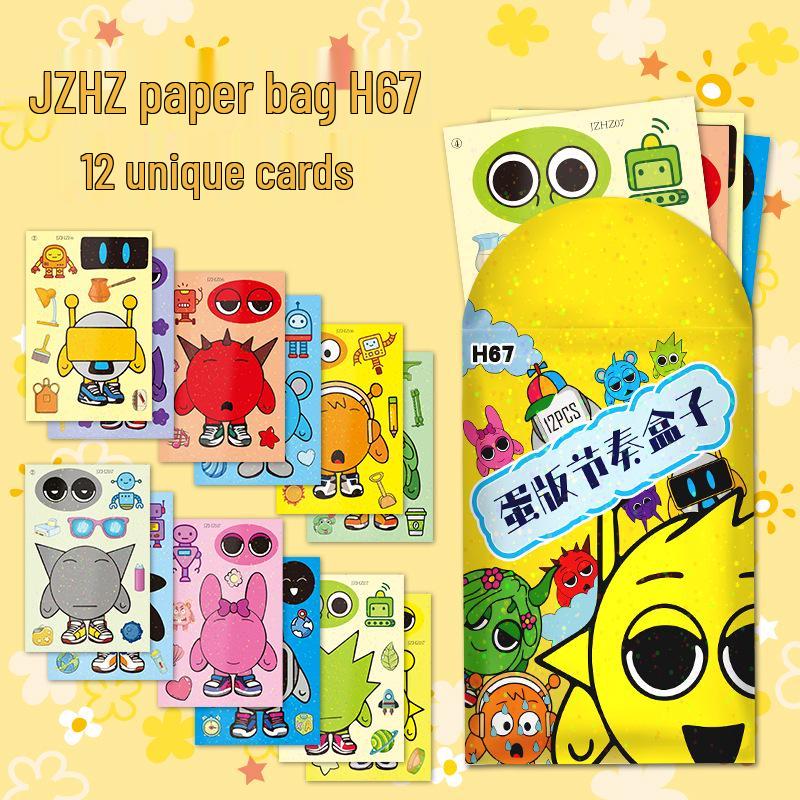 Rhythm Box Little Princess DIY Dress-Up Stickers: Cute Laser Bright Film Collection for Kids 10x15cm