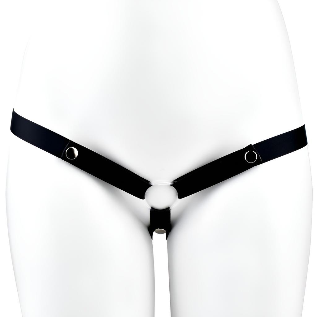 Wearable Adjustable Elastic Strap Support Belt for Chastity Device Penis Cage Holder Buttons Tightness Accessories