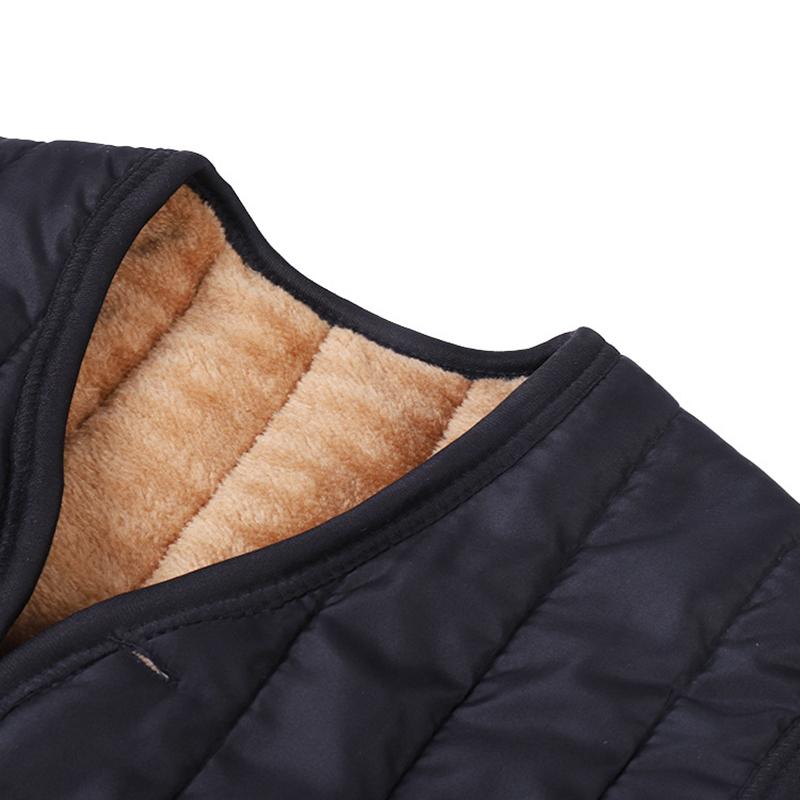 Fleece Vesta Bunda Pánská Bez Rukávů Bundy Podzim Zima Kabáty Outdoorová Bunda Pánská Hrubá Teplá Vesty