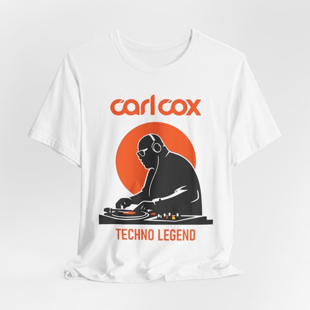 Carl Cox Techno Legend Unisex Tshirt Graphic Dj Turntable Music Tee