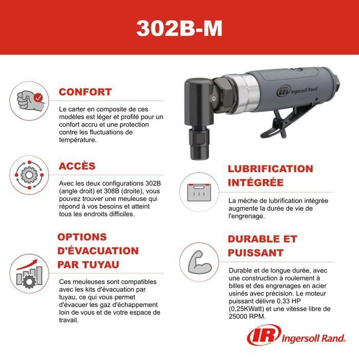 Meuleuse - Ingersoll Rand - 302B-M - Pneumatique - 0,33 CV - 0,5 kg