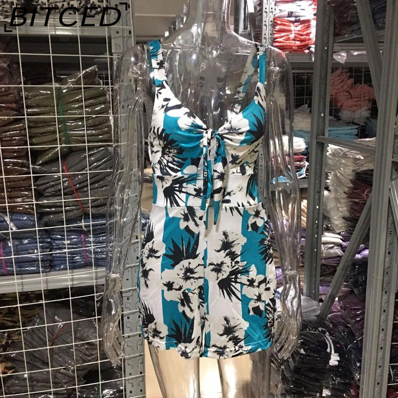BITCED Moda feminina casual cor sólida estampa verão primavera sem mangas suspensórios calças macacões e macacões