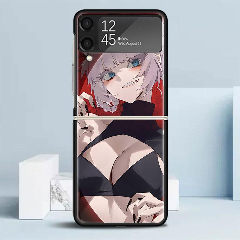 Nazuna Nanakusa Anime Phone Case For Samsung Galaxy Z Flip7 Flip6 5G Flip5 Flip4 Flip3 ZFlip 7 6 3 4 5 Shockproof Back Cover Gal