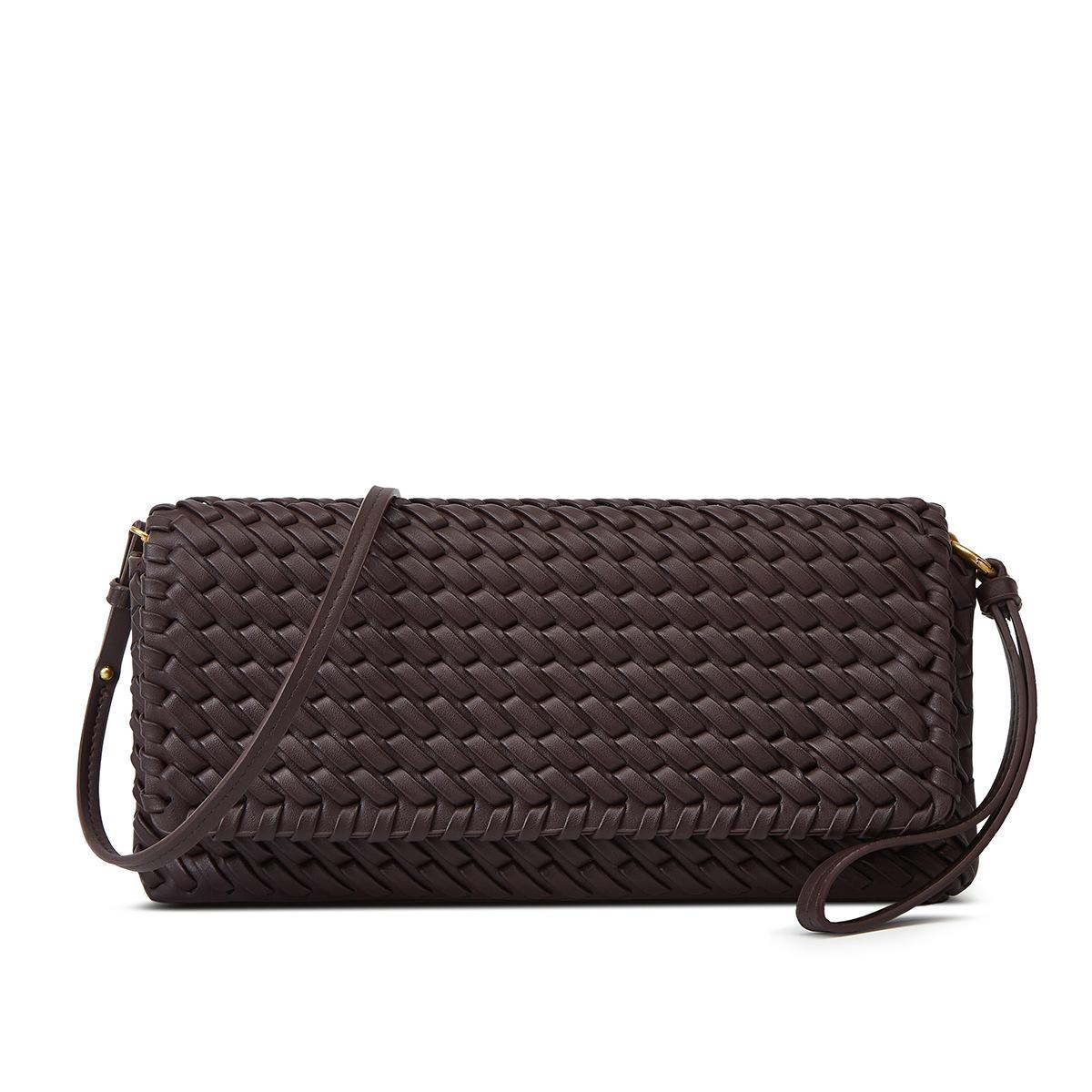 

Высококлассная одноплечевая сумка-флип, простая и универсальная, сумка в стиле легкой роскоши и искусства, легкая роскошь и мода One Size бордовый