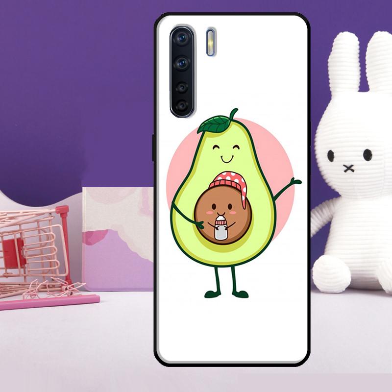 Lovely Avocado Case For Oppo A5 Pro A15 A17 A57 A77 A18 A38 A58 A78 A98 A94 A74 A54 A40 A60 A80 A16 A76 A96