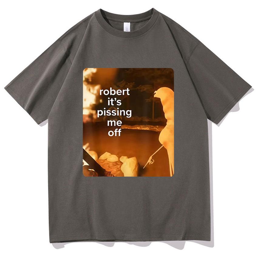 Harajuku Style Marcus The Worm Robert Meme Tshirt Men Women Pop Graphics Fashion Cotton Crewneck Oversized Short Sleeve Clothes