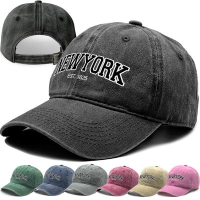 Unisex Snapback Caps New York Print Hats For Woman Fashion Headwear Adjustable Baseball Hat Perfect For Outdoor Sports