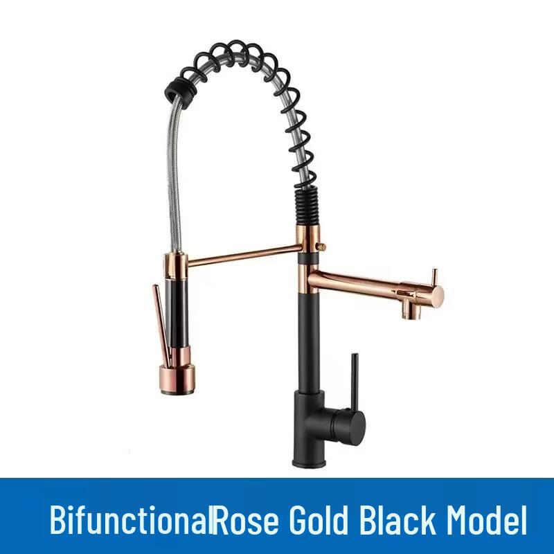 OEING Stainless Steel Pull-Out Kitchen Faucet