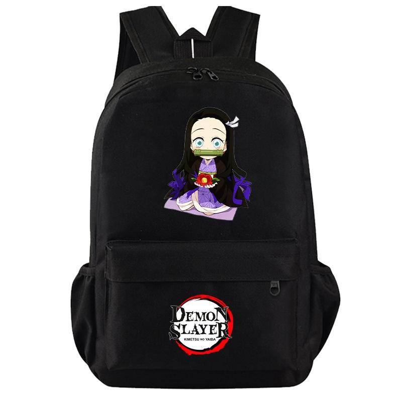 Anime Demon Slayer Backpack for Boy Girl Back To School Bag Large Capacity Backpack Bookbag for Kid Men Women Travel Bag Mochila