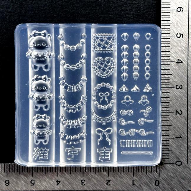 3D Angel Wings & Mermaid Mold for DIY Nail Art and Home Decor