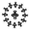 10-100Pcs Plastic Rivets Fasteners Screw Car Bumper Fender Black Rivet Car Fastener Clips for Toyota Focus Kia Nissan Yamaha