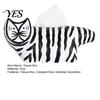 Tissue Box with Storage Box, Striped Cat Shape Dispenser, Ample Interior Living Room Space Vinyl Case, Compact Decorative Durable Paper Holder for Car