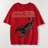 2025 Top Moda Estivo Casual Manica Corta Stampa Stile Diavolo Americano Girocollo Cotone Fresco Traspirante T-shirt