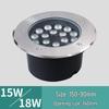 Low Voltage 12V-24V Outdoor LED In-Ground Light: Waterproof, Stainless Steel for Parks and Courtyards