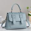 Small Square Pu Handbag With Multiple Inner Compartments For Everyday Use