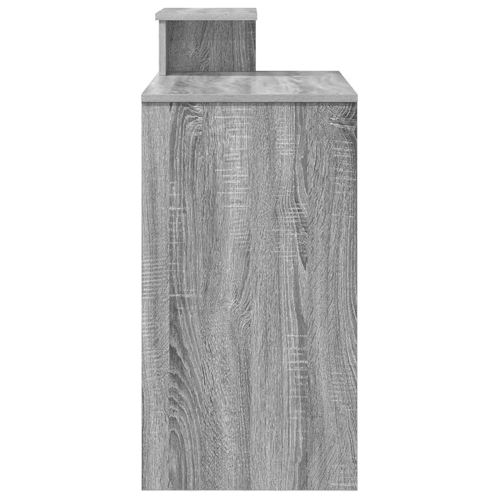 Desk Grey Sonoma 106 X 41 X 88.5 Cm Engineered Wood
