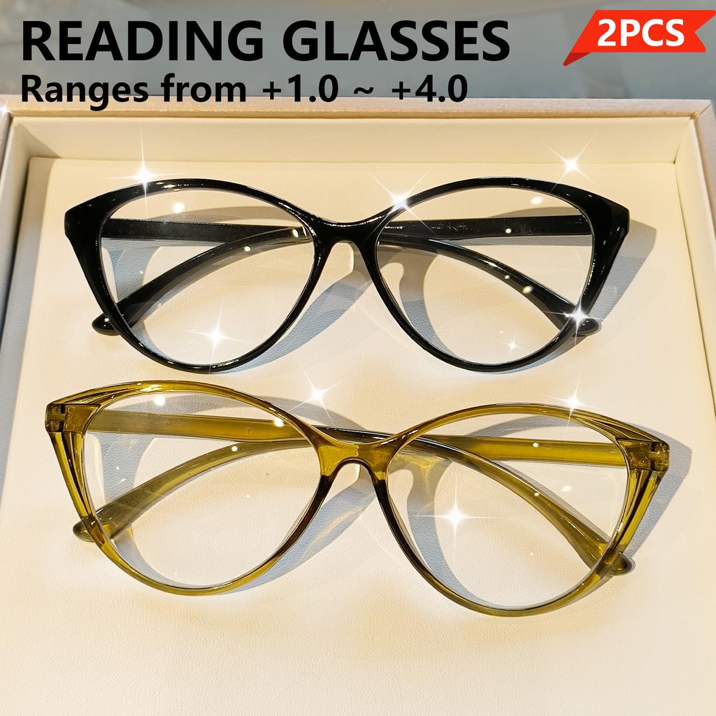 2pcs Unisex Oversized Glasses Frame - Minimalist Full-Rim DesignFashionable Decorative Eyewear for Men and ladies