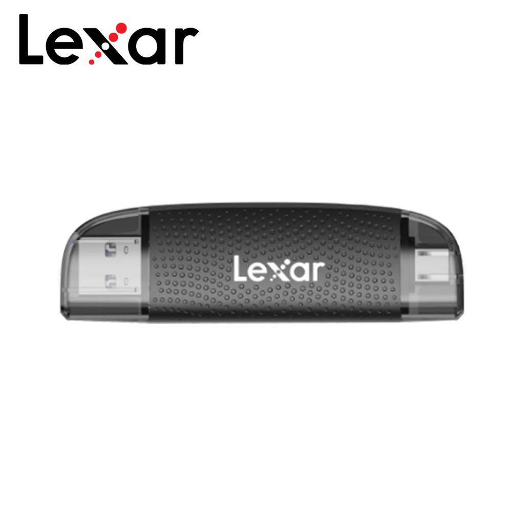 Lexar Card Reader Dual-Slot USB-A USB-C Type-C Reader Up To 205Mb/s 2-in-1 Card Reader SD Card Reader and Micro SD Card Reader for Computer and Phone