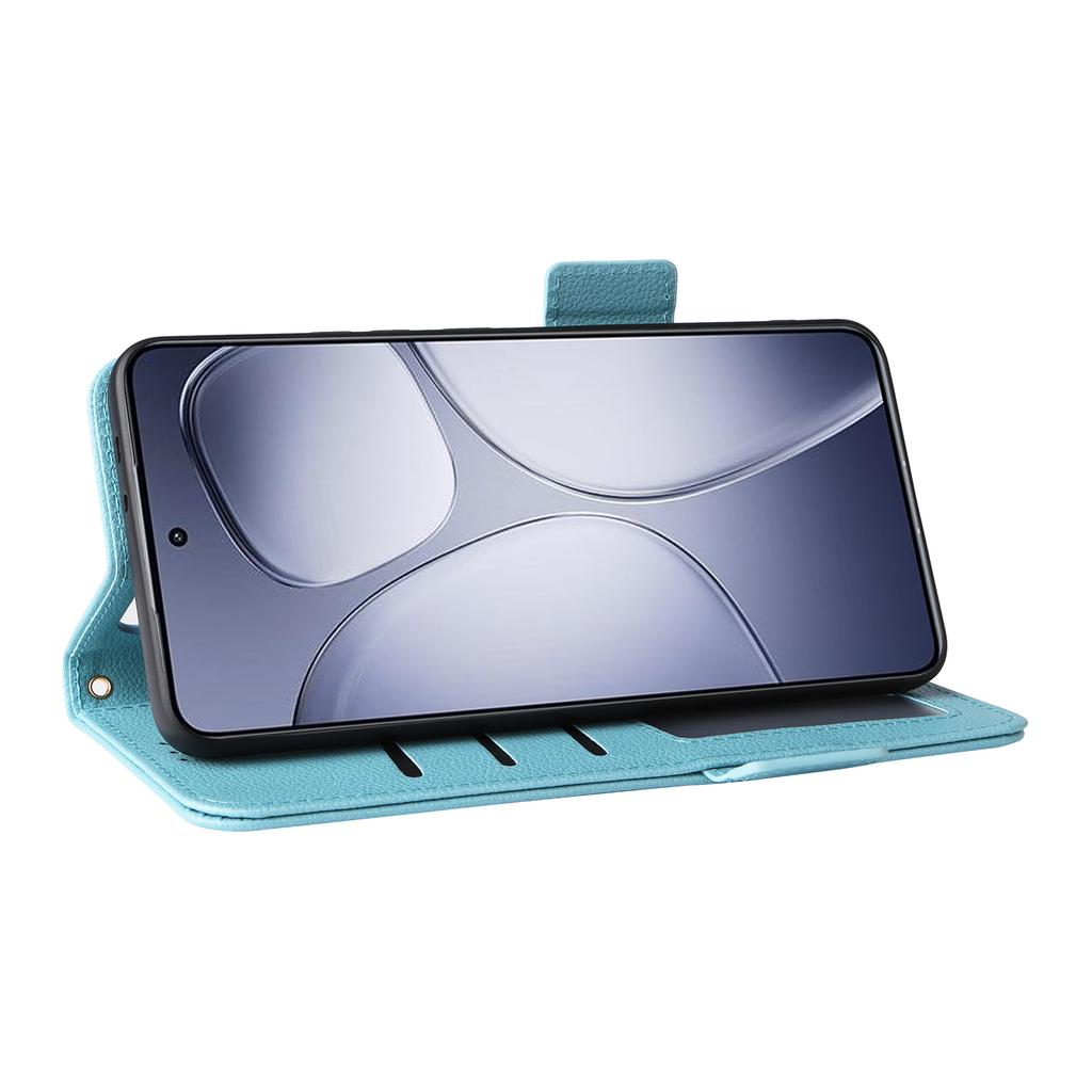 For Xiaomi Redmi K70 Ultra Case with Wrist Strap Litchi Texture PU Leather Wallet Phone Cover