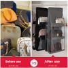 Double Sided Bag StorageBag Multi Functional Hanging Dust Bag Grid Bag SortingBag for Cabinet Storage Closet Organizer