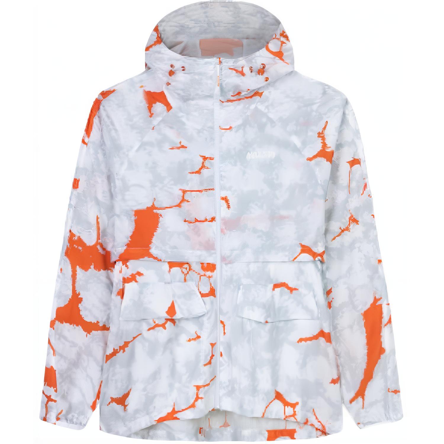 

Anta Comfortable Versatile Sports Water-Resistant Windbreaker Women Outerwear Snow-White Printed 162436609-2 L