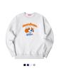 HELLVN H/V Happybagen Oversized Fleece-Lined Sweatshirt (Gom4-2Hva25)