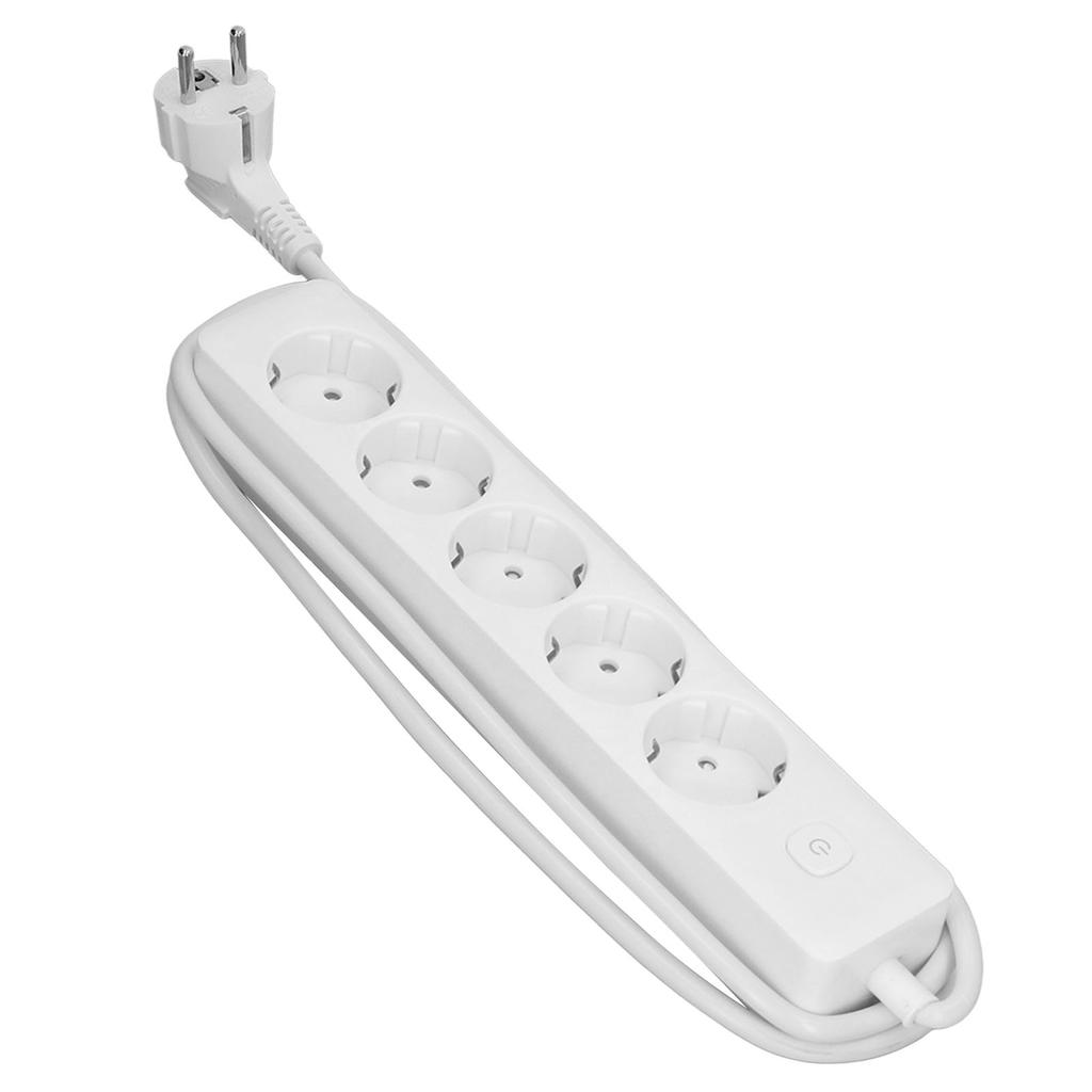 Outdoor Power Strip Multiple Socket Electrical Extension Cable Protective Contact Plug 10A 2200W