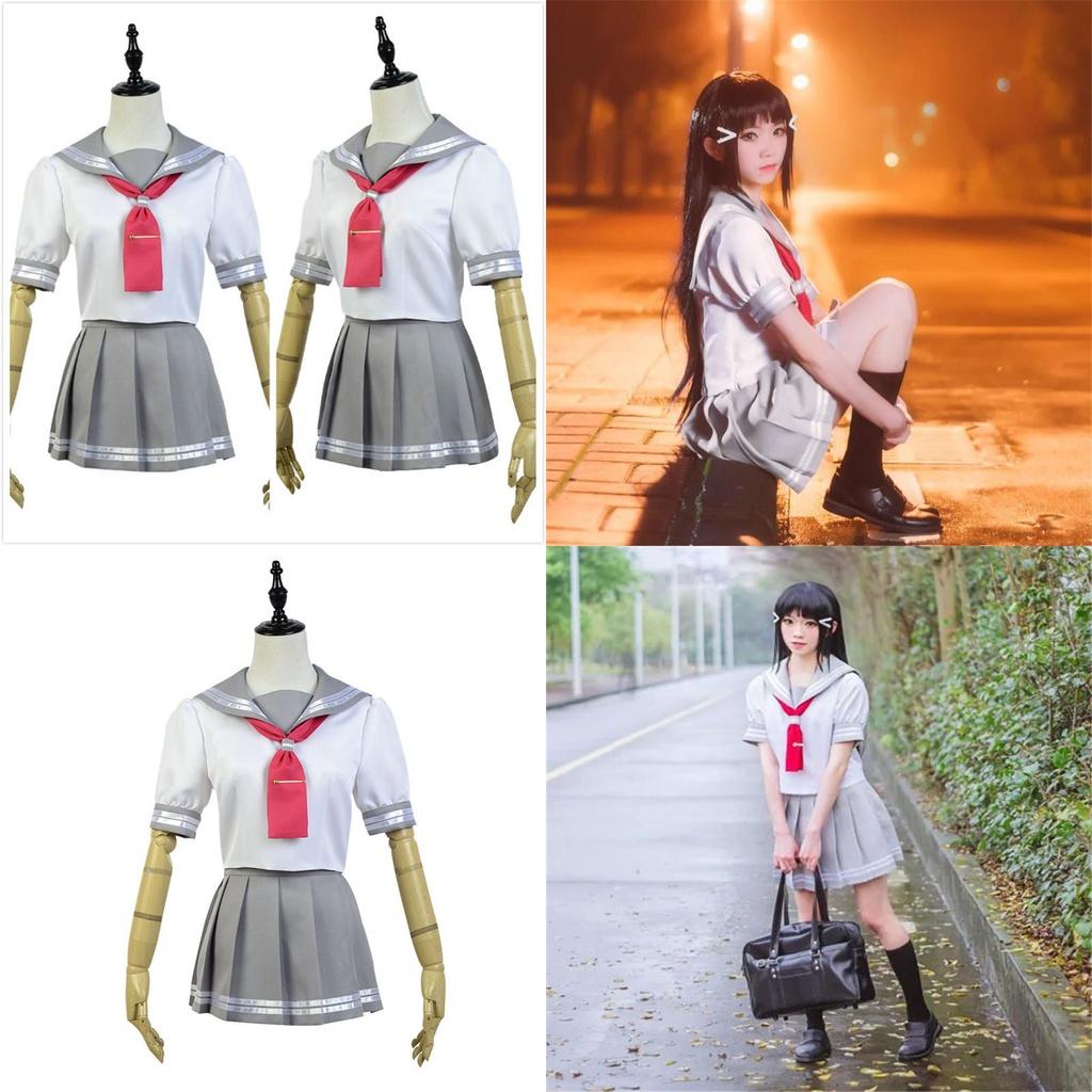 Love Live Sunshine Aqours Takami Chika Uniform Sailor Suit Cosplay Costume Skirt For Anime Fans