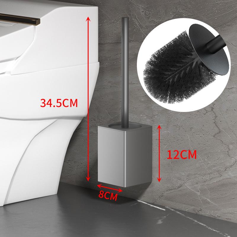 Punch-Free Wall-Mounted Toilet Brush: No Dead Corners Cleanup Artifact