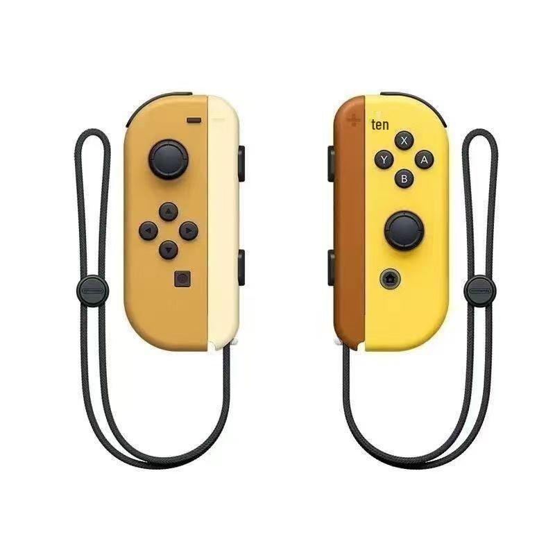 Wireless Bluetooth Joy-Con Controllers with Wake-Up Feature and Wrist Strap, Left and Right Separately for Switch