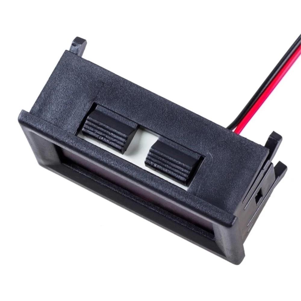 Digital Voltmeter DC 4.5V to 30V Digital Voltmeter Voltage Panel Meter Red/Blue/Green For 6V 12V Electromobile Motorcycle Car