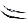 For BMW X1 F48 F49 2015+ ABS Car Front Headlight Eyelids Head Light Lamp Eyebrow Cover Trim Headlight Eyebrow