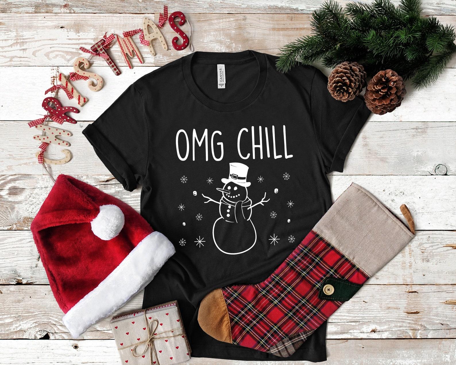Funny Snowman Winter Cute Christmas T-Shirt, Tank Top, T-shirt, T-shirt,T-shirt, Child Kids T-shirt, Apparel Gift L