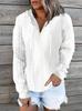 European & American Women's Autumn/Winter Casual Zipper Jacquard Hoodie Cardigan Coat