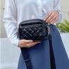 New Trendy PU Leather Crossbody Bags Luxury Women's Rhomboid Lattice Shoulder Bags Fashion Small Square Bag Female Handbags