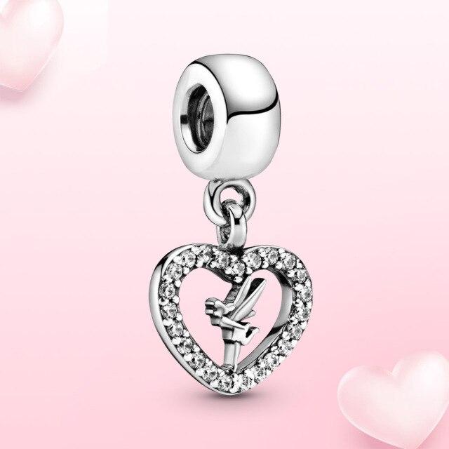 

Подлинный 925 пробы серебряный шарм Тинкер Белл кулон сказочный замок подходит оригинальное ожерелье панцзя женские модные ювелирные изделия подарок