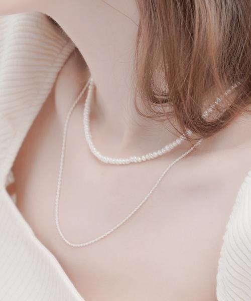 Bonbeau Gemma Twist Silver Chain Necklace Gemma Twist Chain Silver 925 Daily Necklace