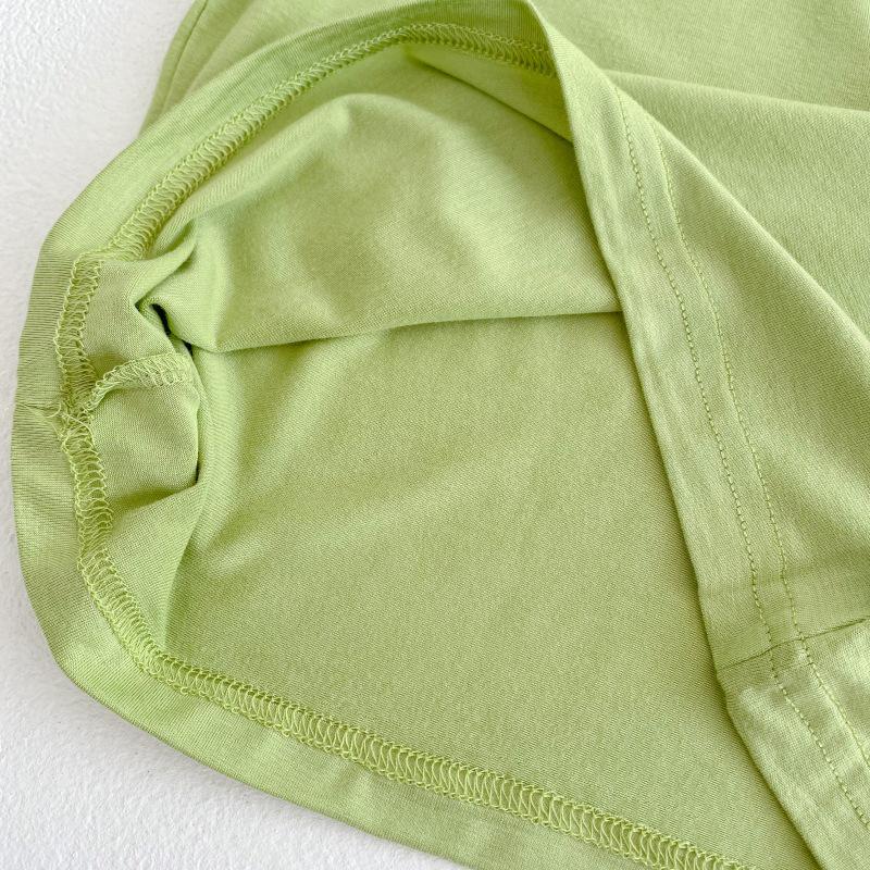 2024 Kids Summer Air-Con Pajama Set: High-Waist Modal Belly Protection for Boys and Girls