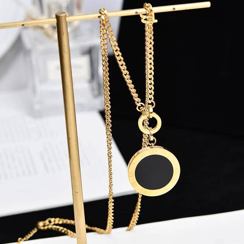 B Letter Pendant Retro Sweater Chain - 2024 Trendy Hip-Hop Jewelry for Autumn/Winter