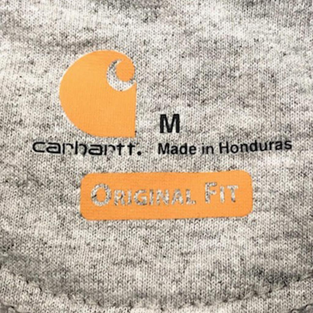 Carhartt Midweight Hooded Size S Sweatshirt, K121, Gray, [Used]