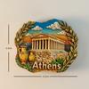 Griechenland, Parthenon-Tempel, Tonkrüge, Kreta, Santorini Kühlschrankmagnete Kühlschrankaufkleber Geburtstagsgeschenke Heimdekorationen